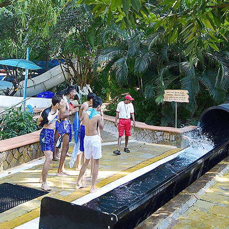 Water Kingdom - view of the BOOBLE RAFIA BLACKDEMON at our water park