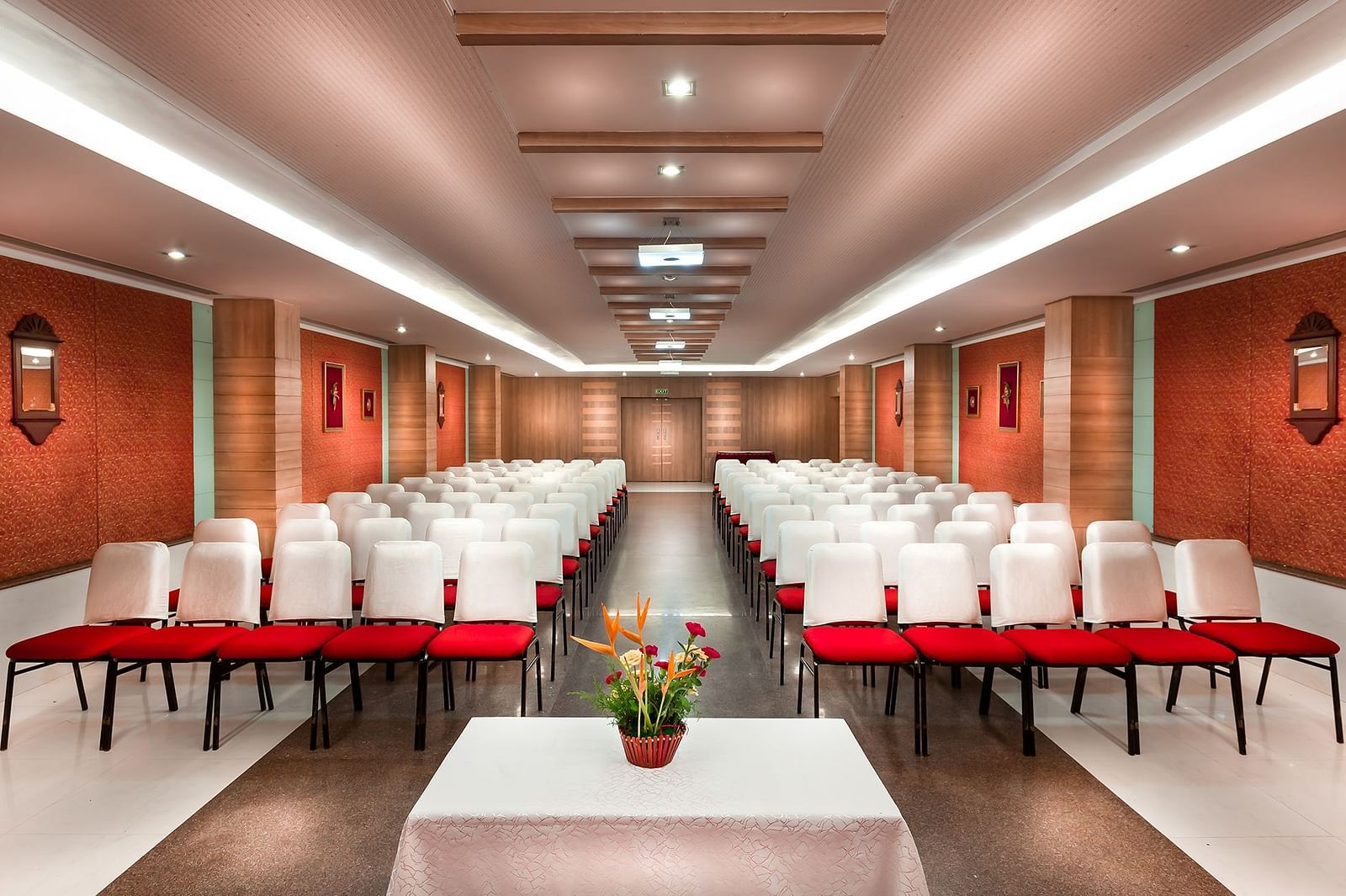 An image of an event hall with a lot of chairs at Regency Madurai by GRT Hotels