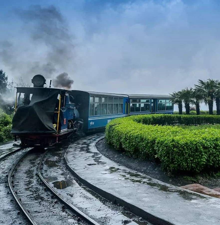 a train passing by on a railway track