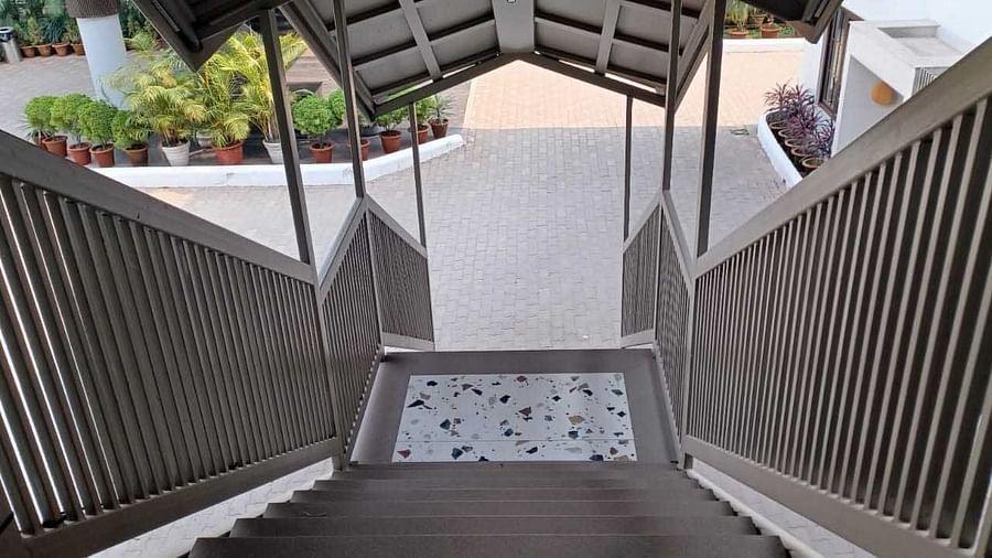 Steps leading to Selara - The Cindrella Hotel, Siliguri