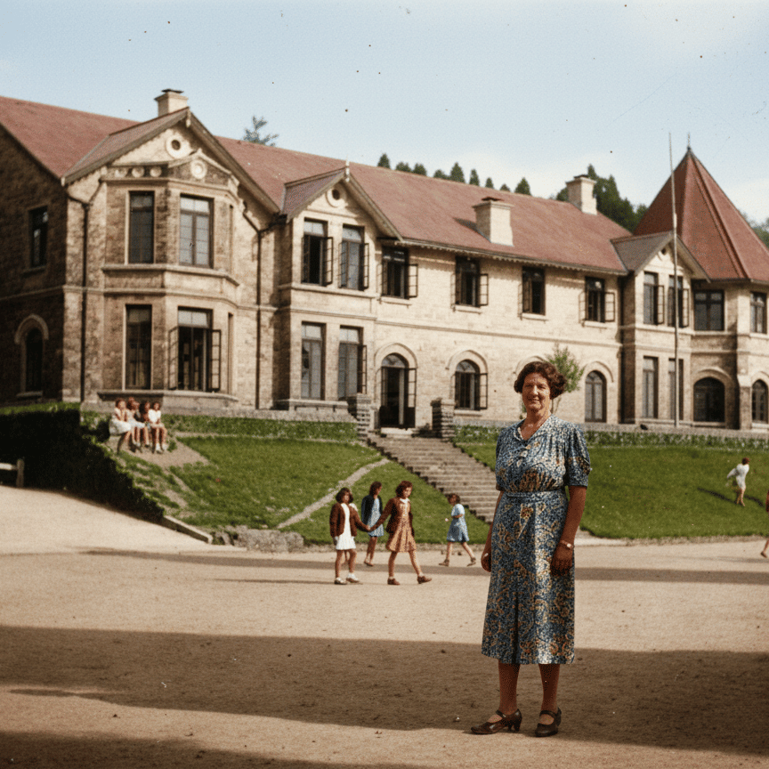 kurseong dowhill school image in 1890