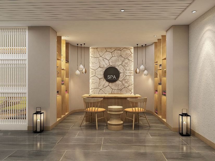 Entrance of the spa at Cloud 9 Sarovar Premiere, Goa