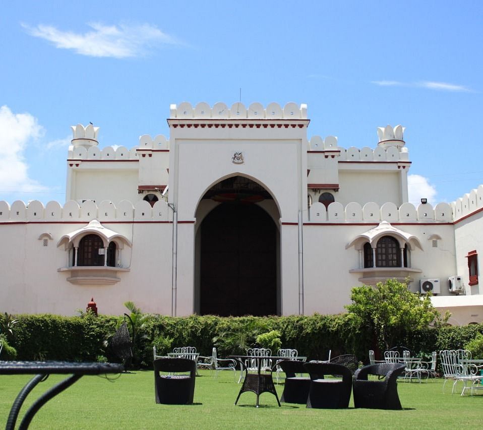 A facade image of The Fort Ramgarh