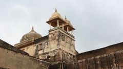 view of a brown facade of a fort