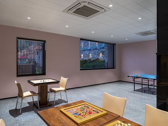 view of the activity room at Stone Wood Hotel, Kumbhalgarh