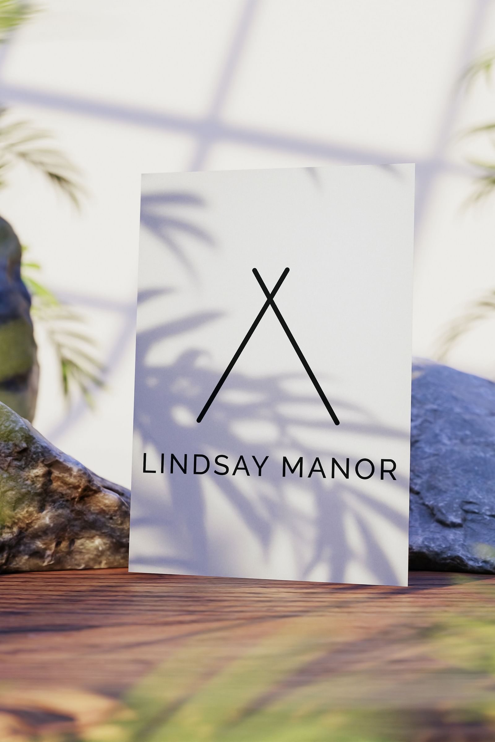 An image of a board where Lindsay Manor is written - Lindsay Manor, Vagator