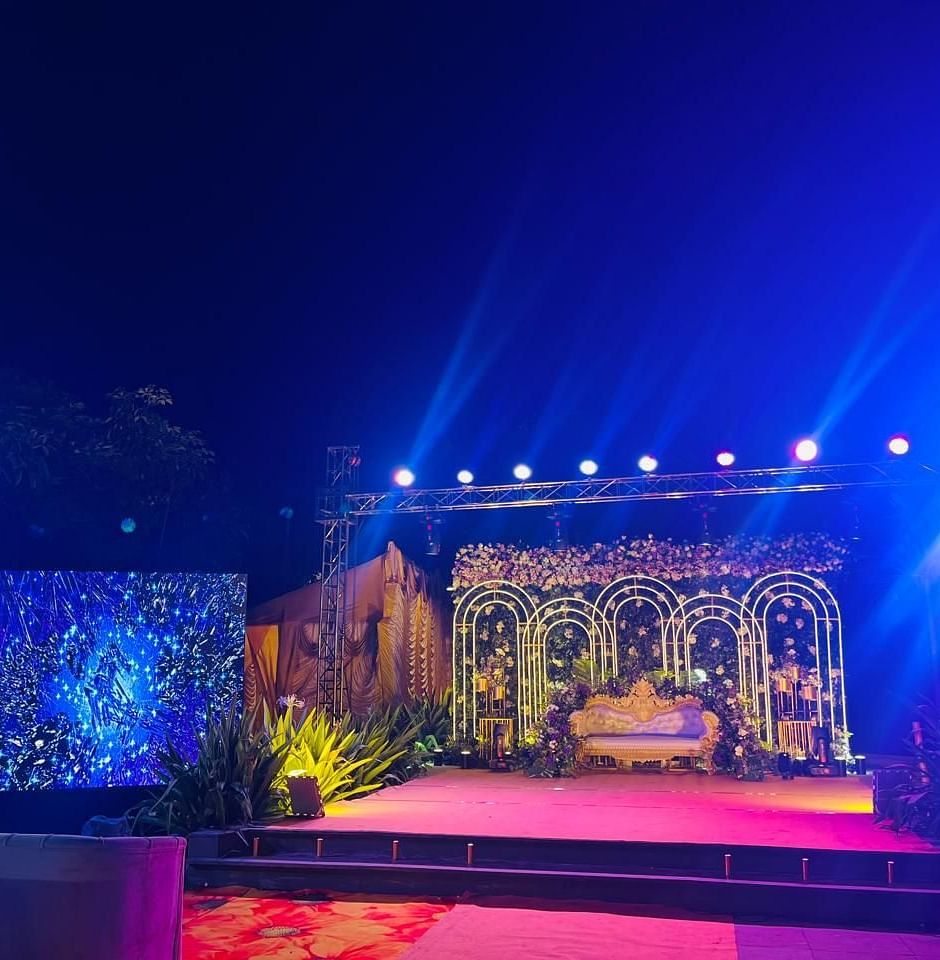 party setup at singalila