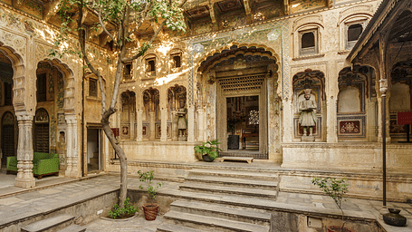 A court yard at Vivaana Hospitality