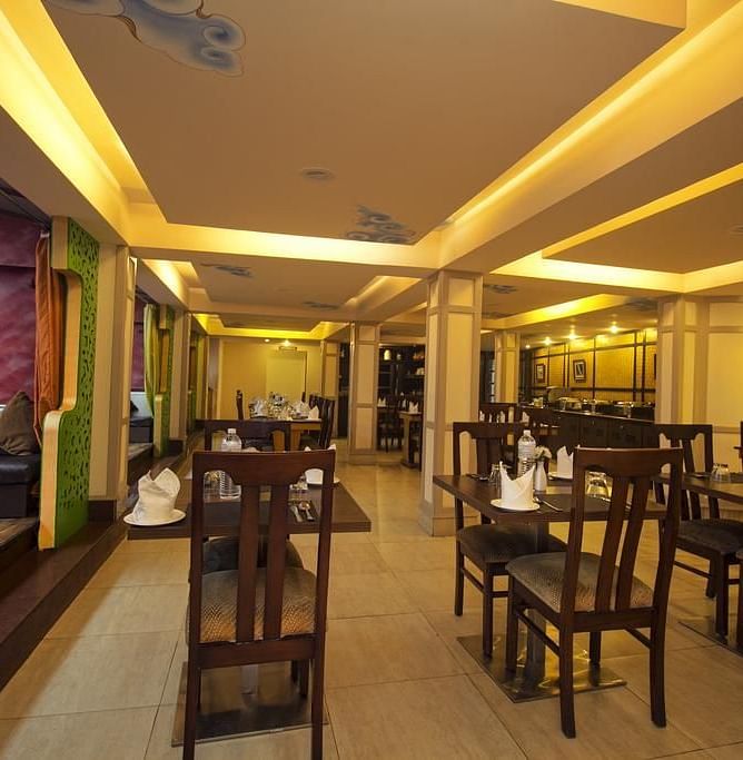 kocktails and kurries restaurant and bar at Summit Ttakshang Residency Hotel & Spa, Gangtok1