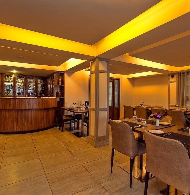 kocktails and kurries restaurant and bar at Summit Ttakshang Residency Hotel & Spa, Gangtok1