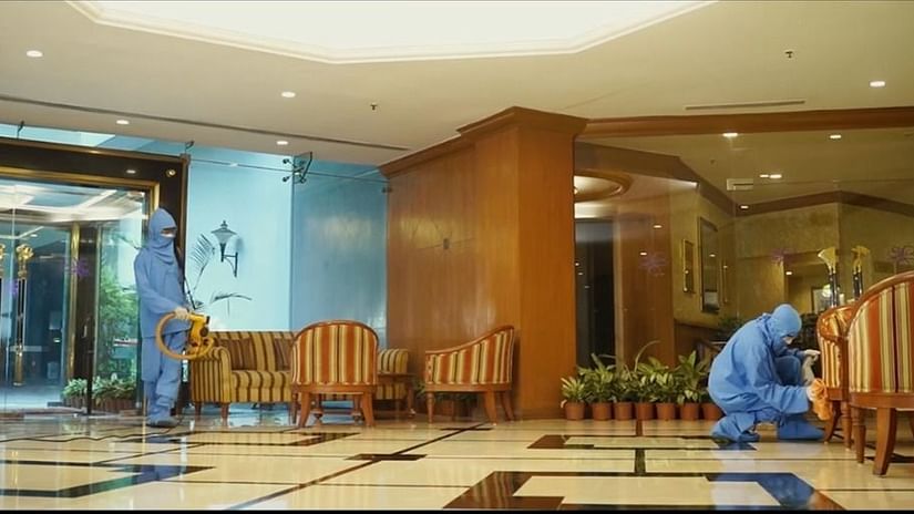 interior view of orchid hotel lobby at orchid hotel mumbai vile parle