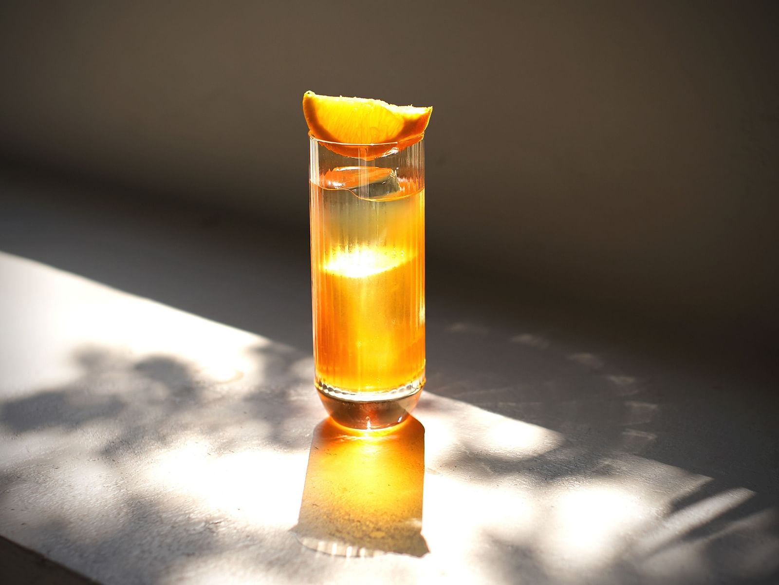 ice chai with sunlight shining on it at Village 36