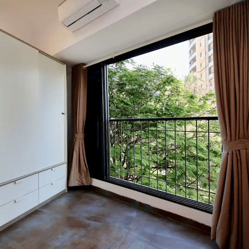 Premium living room of a service apartment