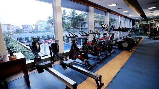 gym equipment at fitness centre 2
