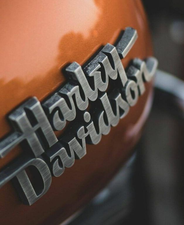 close up image of a Harley Davidson bike