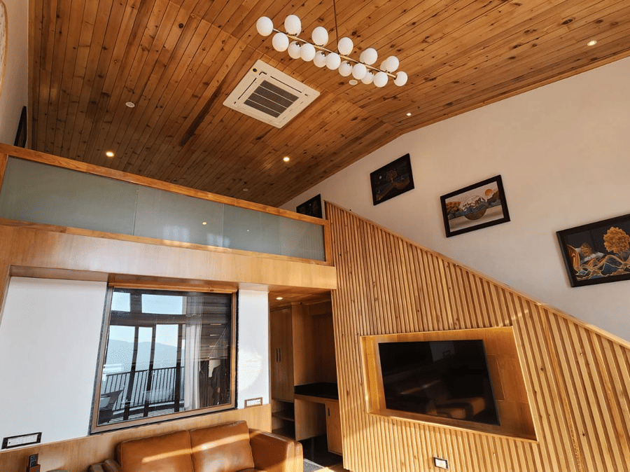 Family penthouse view with jacuzzi