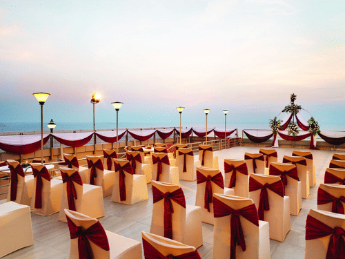 Rooftop banquet Hall at Hotel Ramada Plaza Palm Grove 421