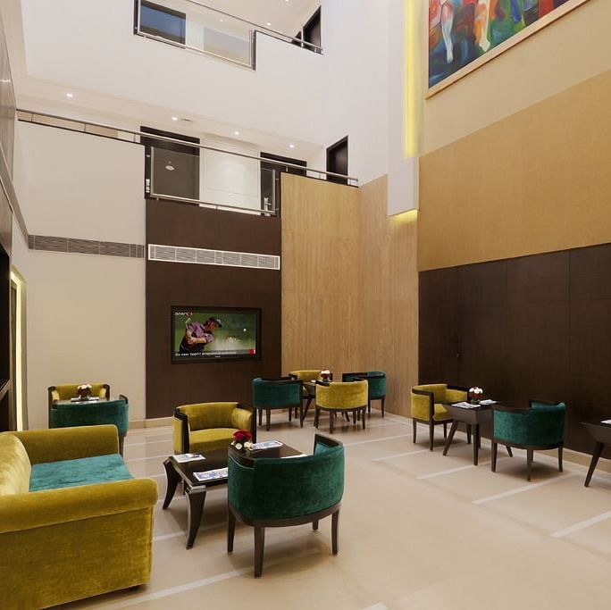 lavish seating at Tea Lounge of Inde Hotel Vistawoods