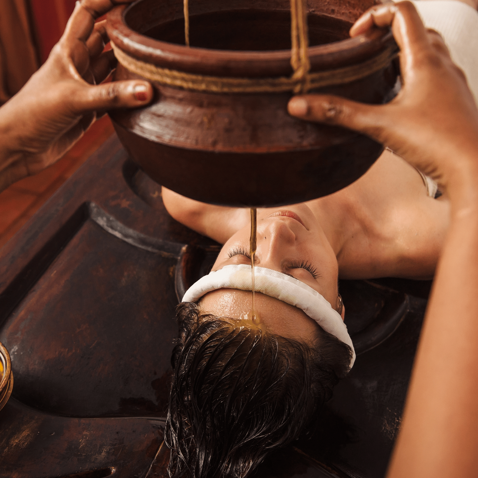 an image of ayurveda treatment at a spa resort in Lonavala - Rhythm Lonavala