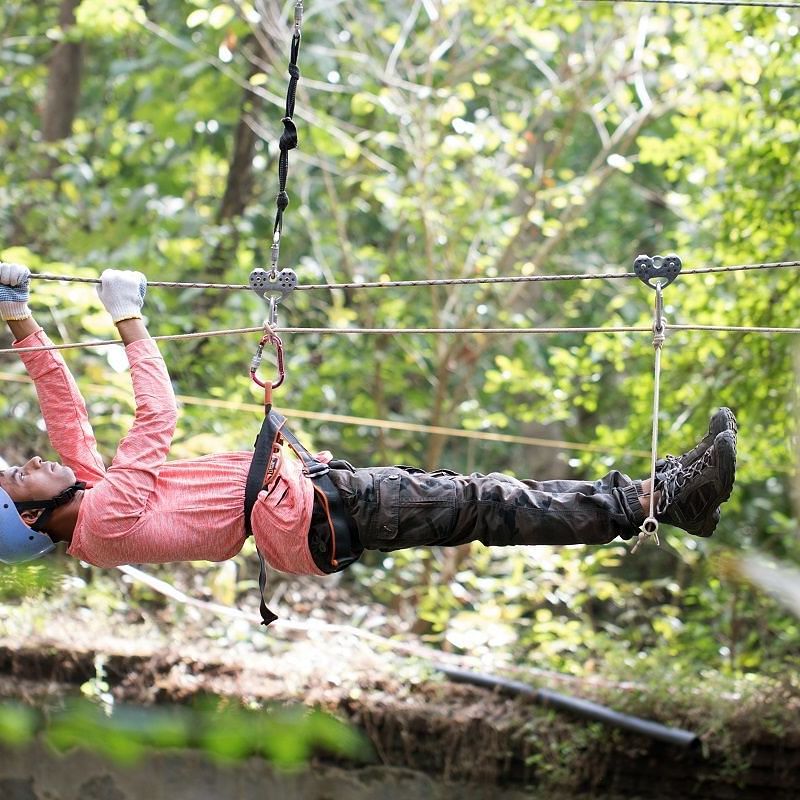 Valley Crossing - Sajan -  offering a fun and adventurous outdoor challenge.