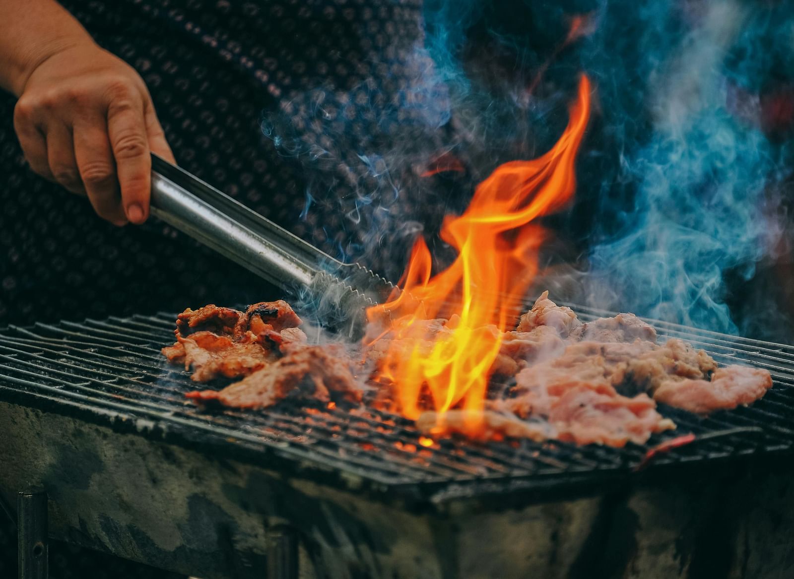 A close-up shot of barbecue.