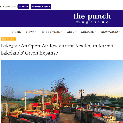A screenshot of an article about Karma Lakelands.