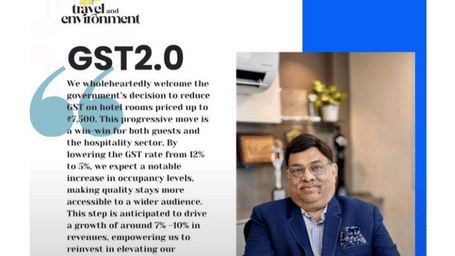 An article by travel environment showcasing GST Reforms