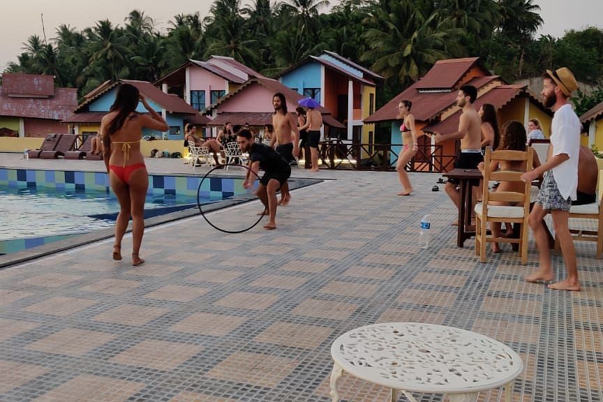 Pool Party at our hotel in Andaman and Nicobar Islands7
