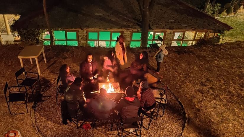 LETS Camp Chail Hills Bonfire
