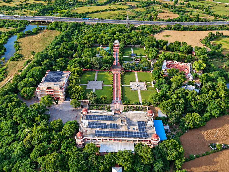 Drone-Overview-Umaid Palace-Dausa-1