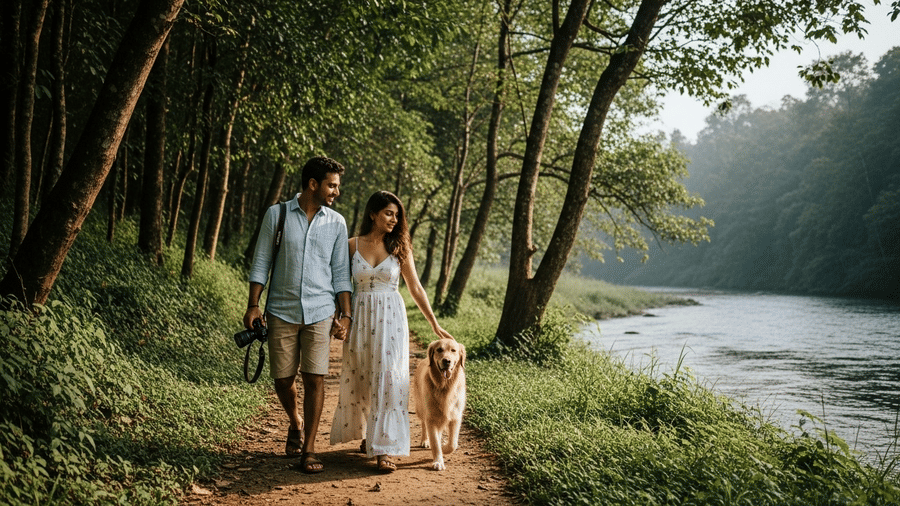 Pet vacation near Mumbai forest resort