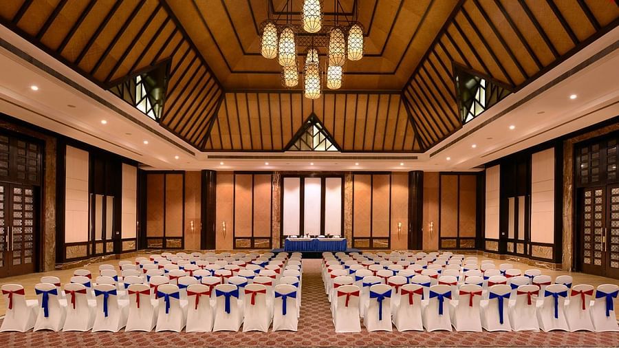 Theatre seating inside aravalli banquet hall - The Ananta Udaipur