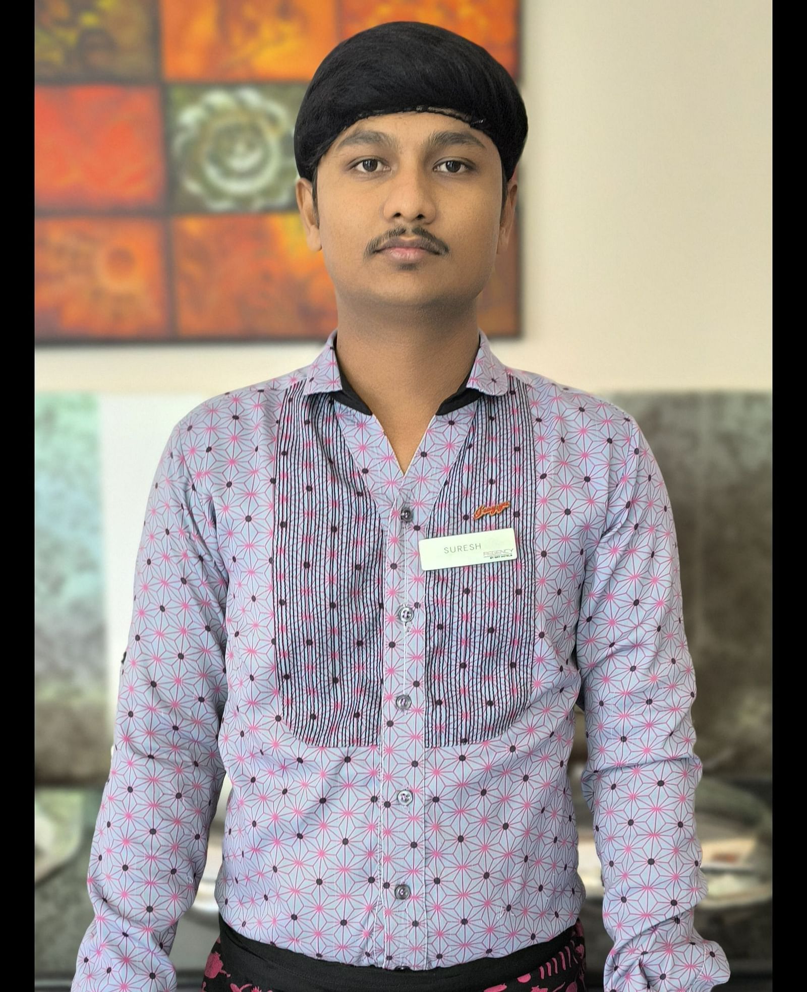 A photo of Mr.Suresh (F&B Service).