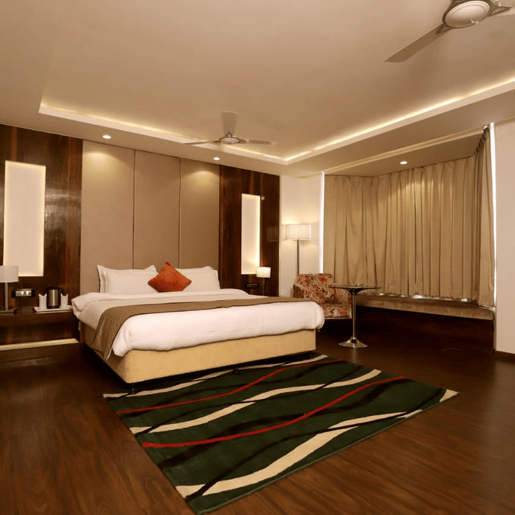an overview of the suite at 5 Flowers Ananta Elite, Kota