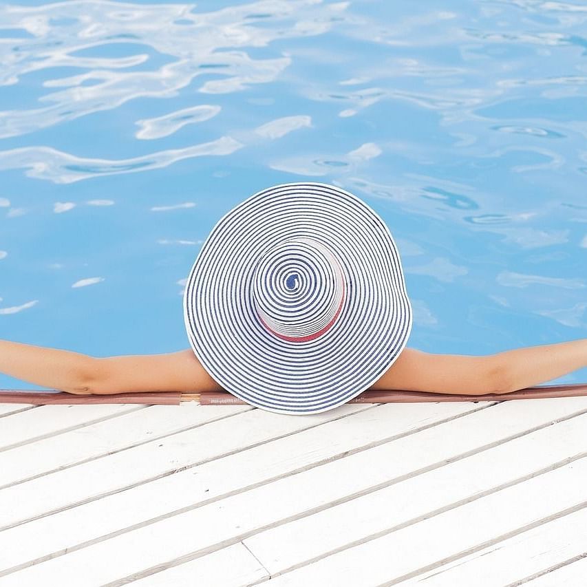 Lady in a Swimming Pool 
