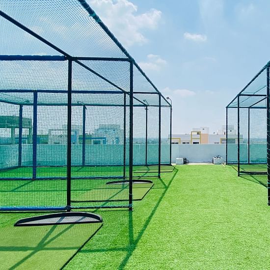 Green carpeted ground at Courtyard By Yuhi Hospitality Services Tirupati