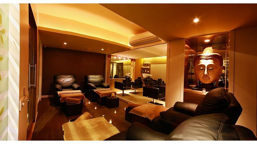 overview of the pedicure area with chairs for customer to sit in - IOSIS Spa & Wellness