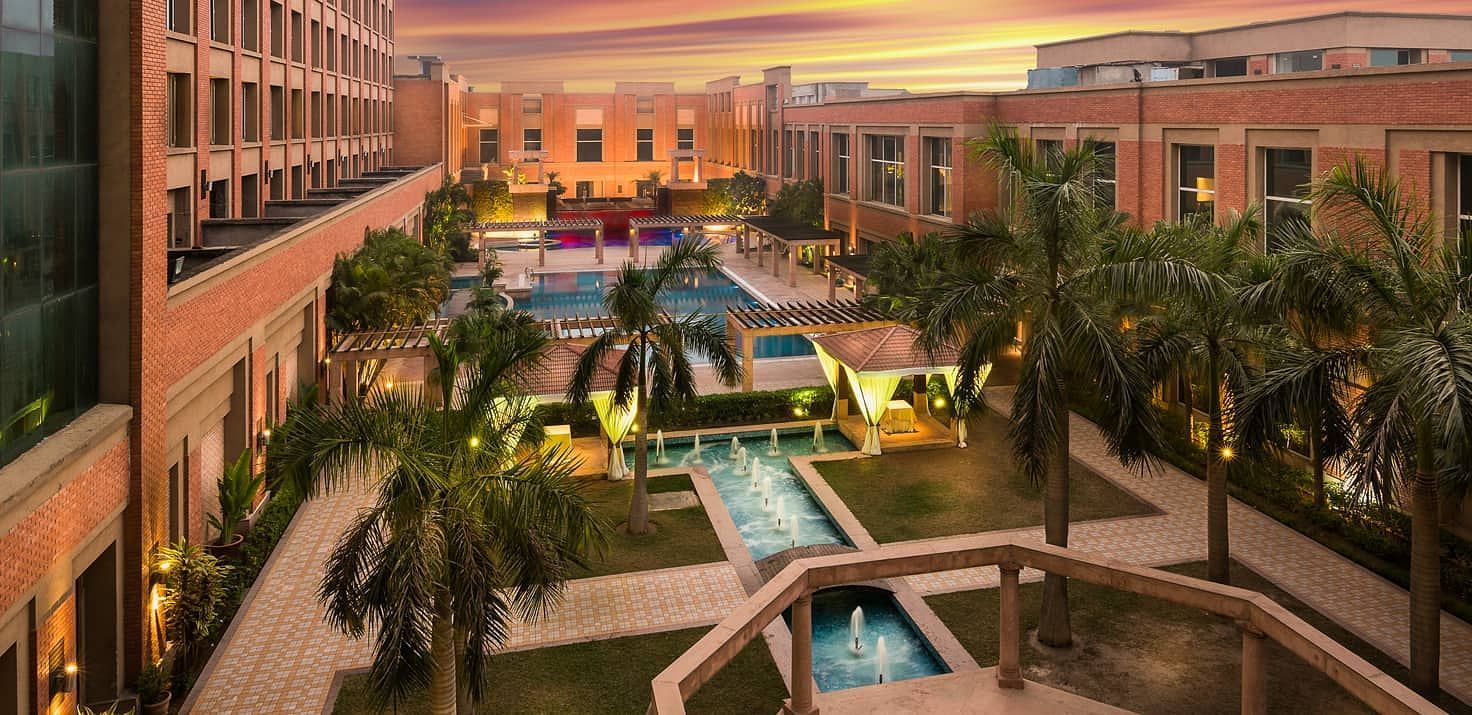 Aerial view of Nirvana Luxury Hotel, Ludhiana