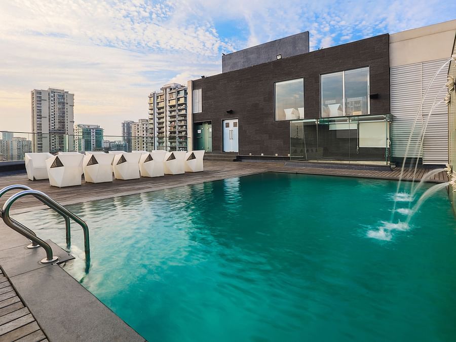 The Empresa Boutique Hotel - view of the rooftop swimming pool during daytime 1