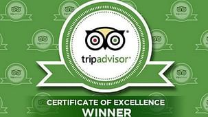 Tripadvisor Certificate of Excellence Winner