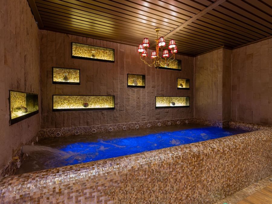 A image of the Jacuzzi under different lighting - The Manor Luxury Hotel, Shimla
