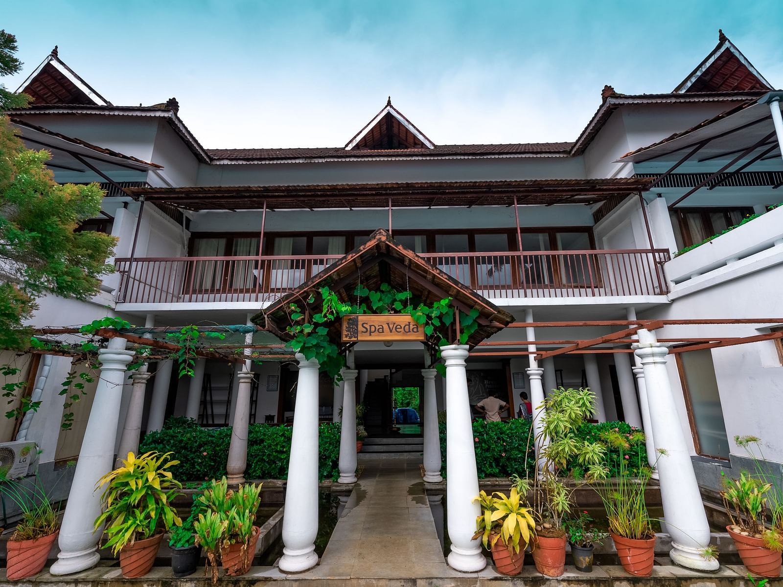 facade image of the spa building - Rhythm Kumarakom