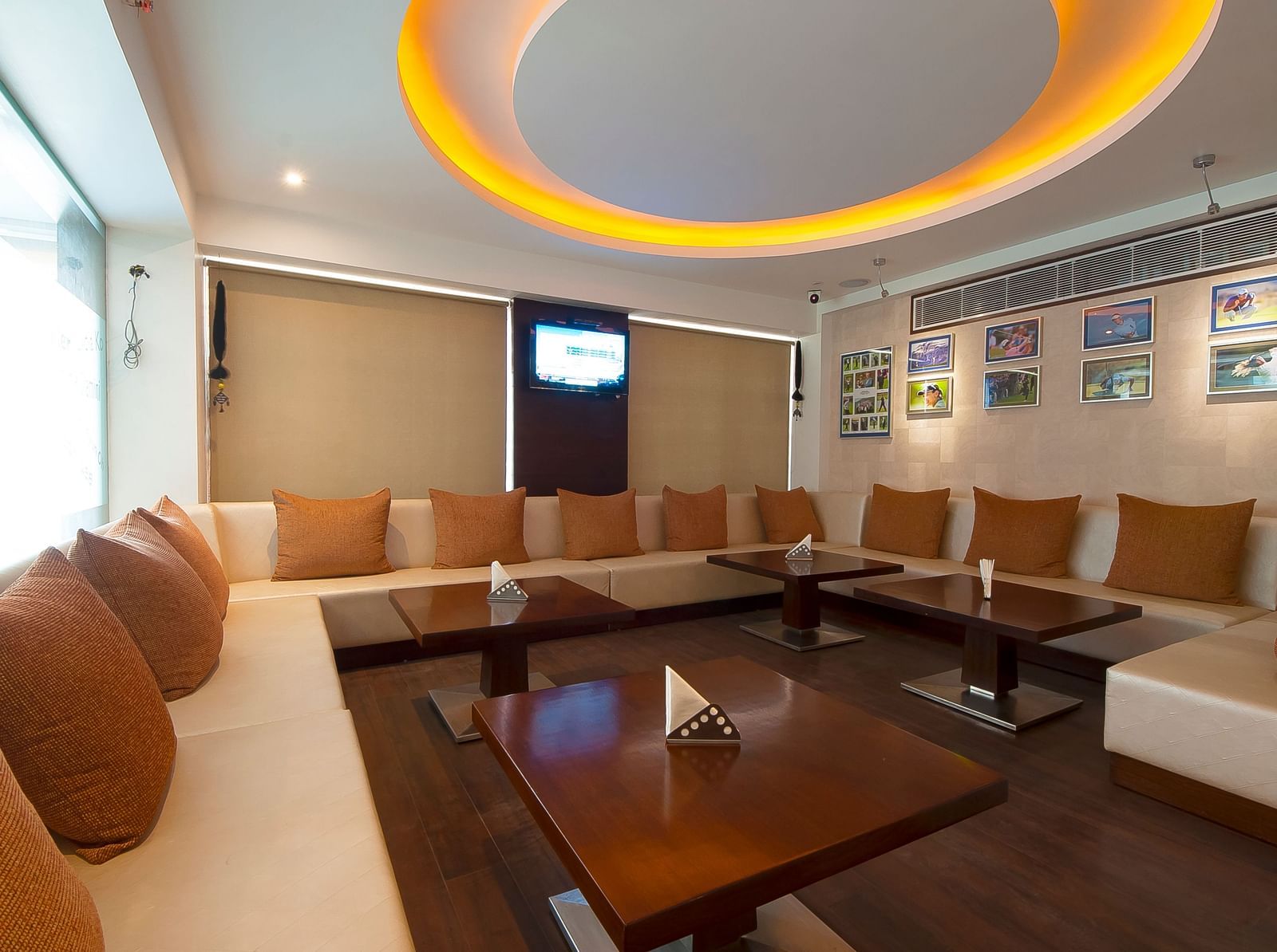 sofas in the restaurant
