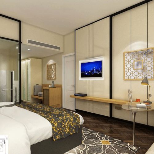 interior of one of our rooms in agartala