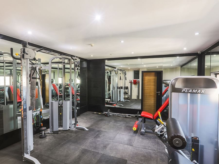 The Empresa Boutique Hotel - gym equipments in the fitness centre in Andheri