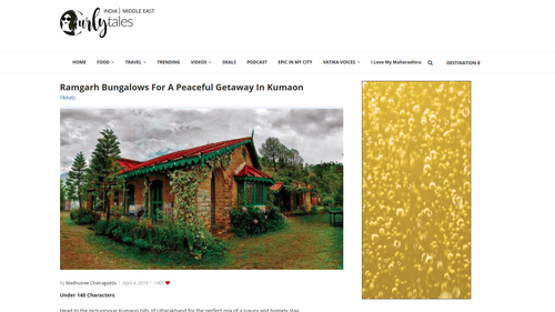 article about Ramgarh bungalows