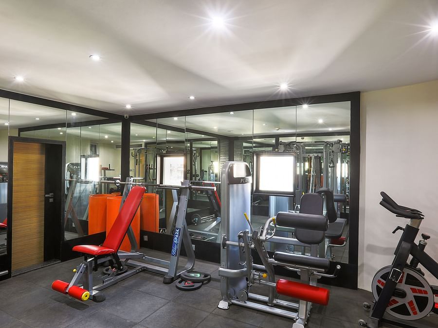 The Empresa Boutique Hotel - gym equipments in the fitness centre in Mumbai