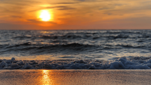 Sunset at Radhanagar Beach