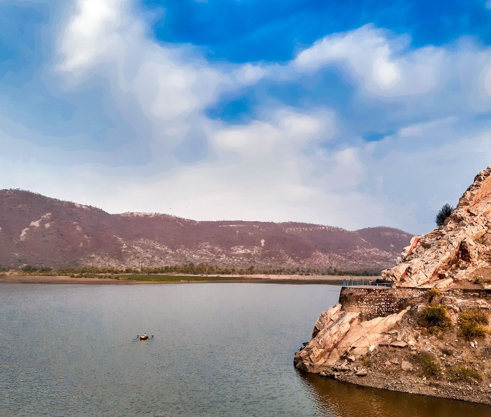 A lake in Sariska