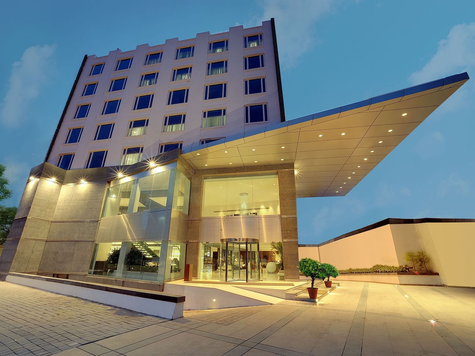 Facade of Pride Hotel Bengaluru